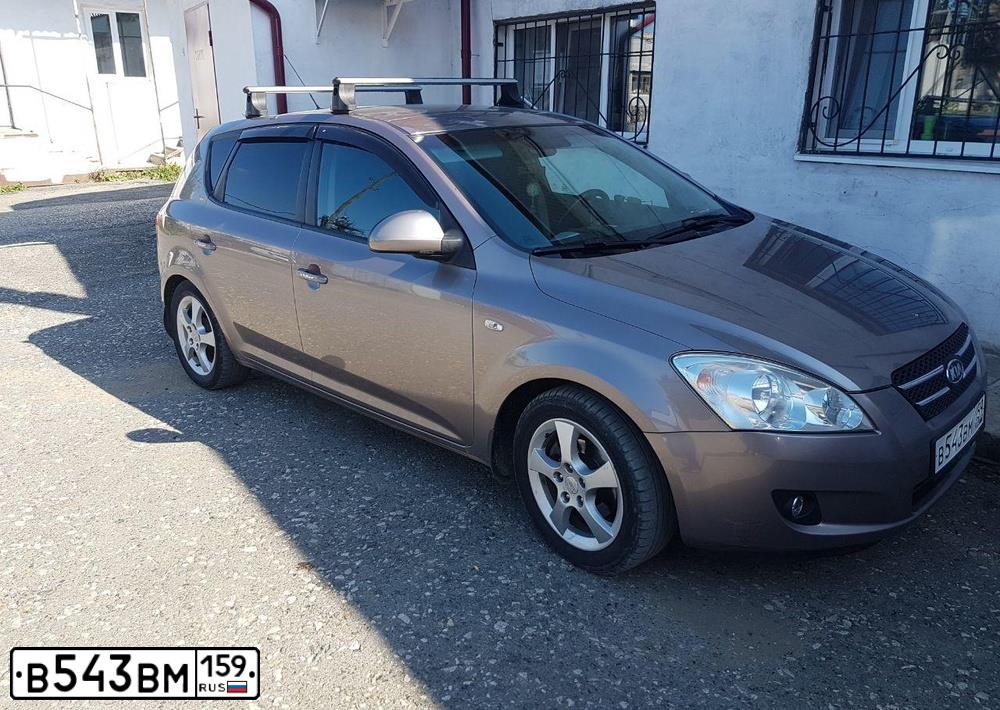 Фото автомобиля KIA CEE'D, 2007 — госномер М661РТ159. Цвет: СЕРО-КОРИЧНЕВЫЙ