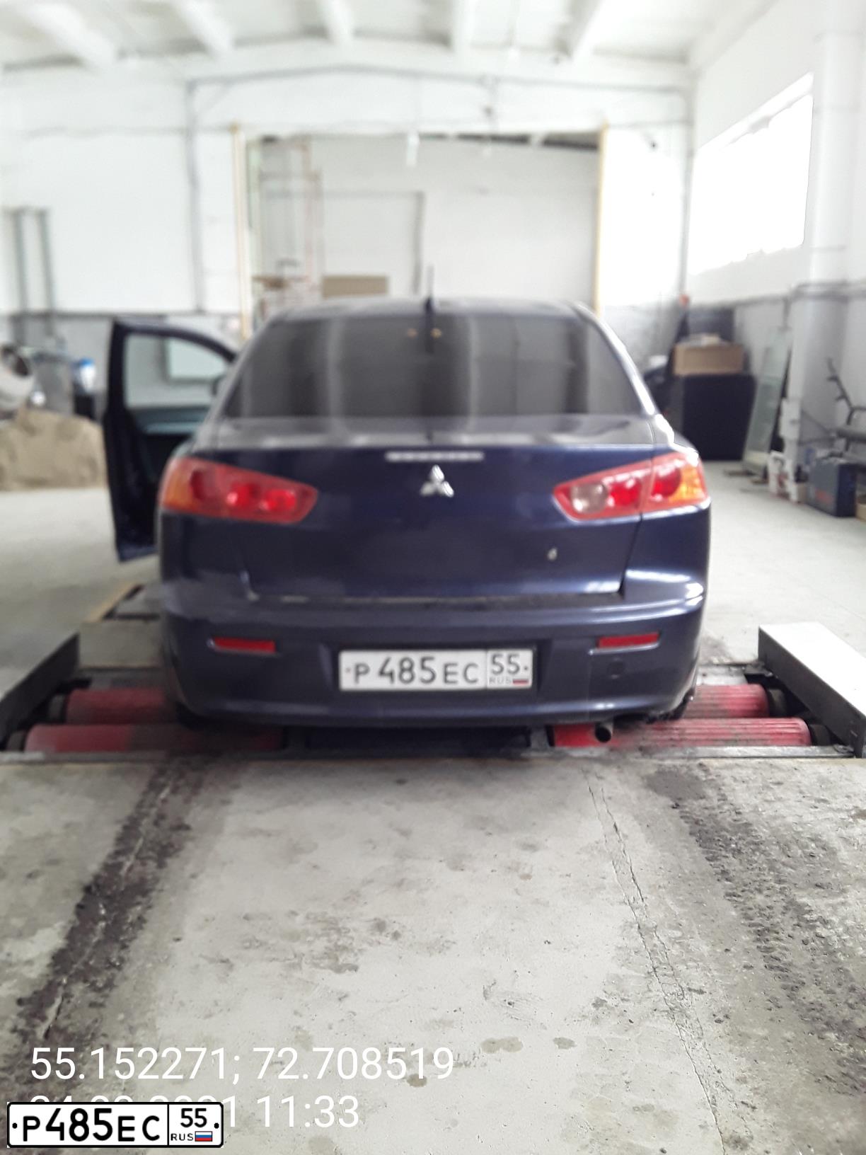 Фото автомобиля MITSUBISHI LANCER, 2007 — госномер О981КМ716
