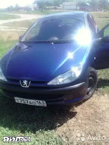 Фото автомобиля PEUGEOT 206, 2003 — госномер Р841ВХ29. Цвет: ТЕМНО-СИНИЙ