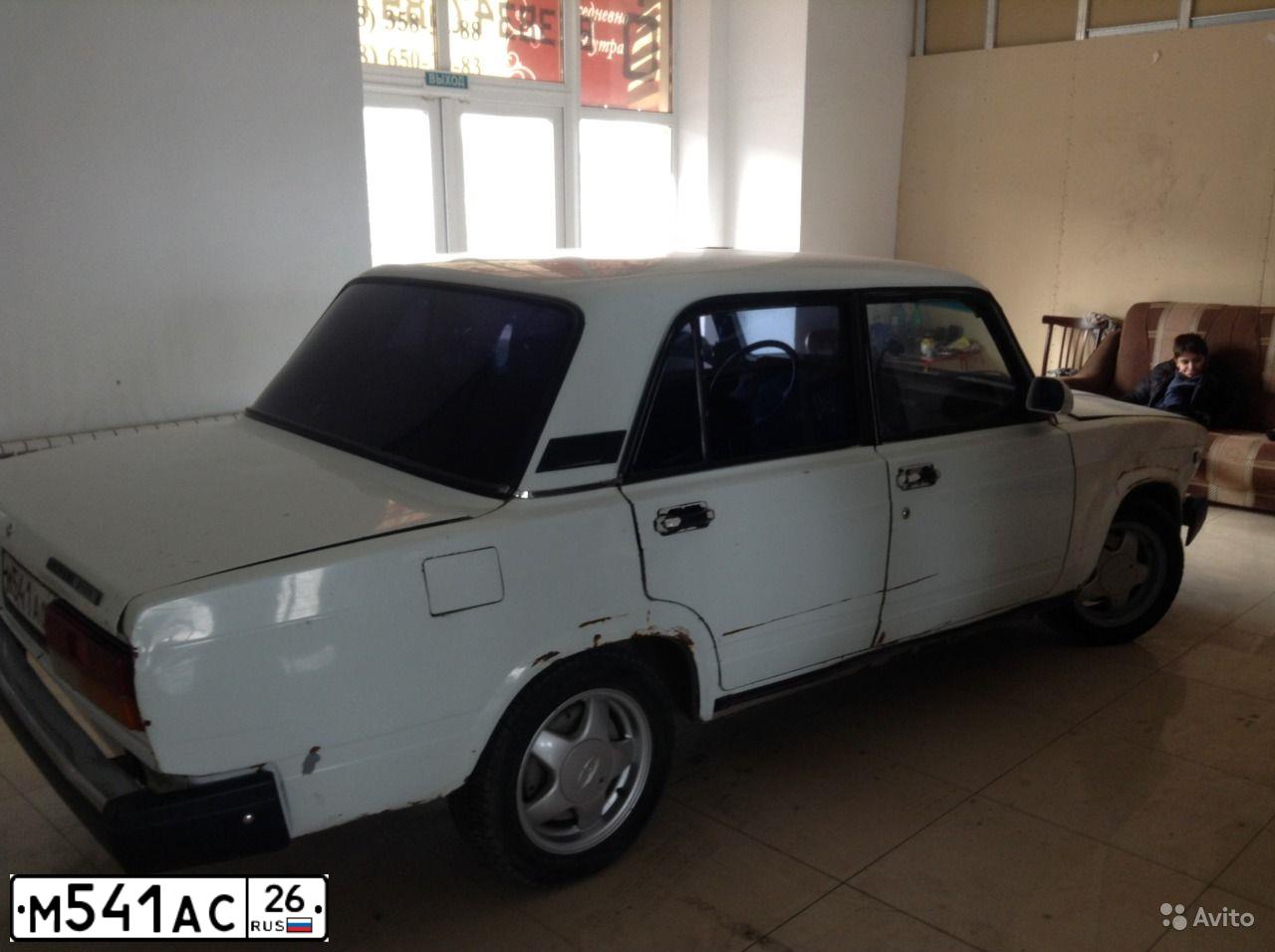 Фото автомобиля LADA 2107, 2003 — госномер М541АС26. Цвет: ЯРКО-БЕЛЫЙ