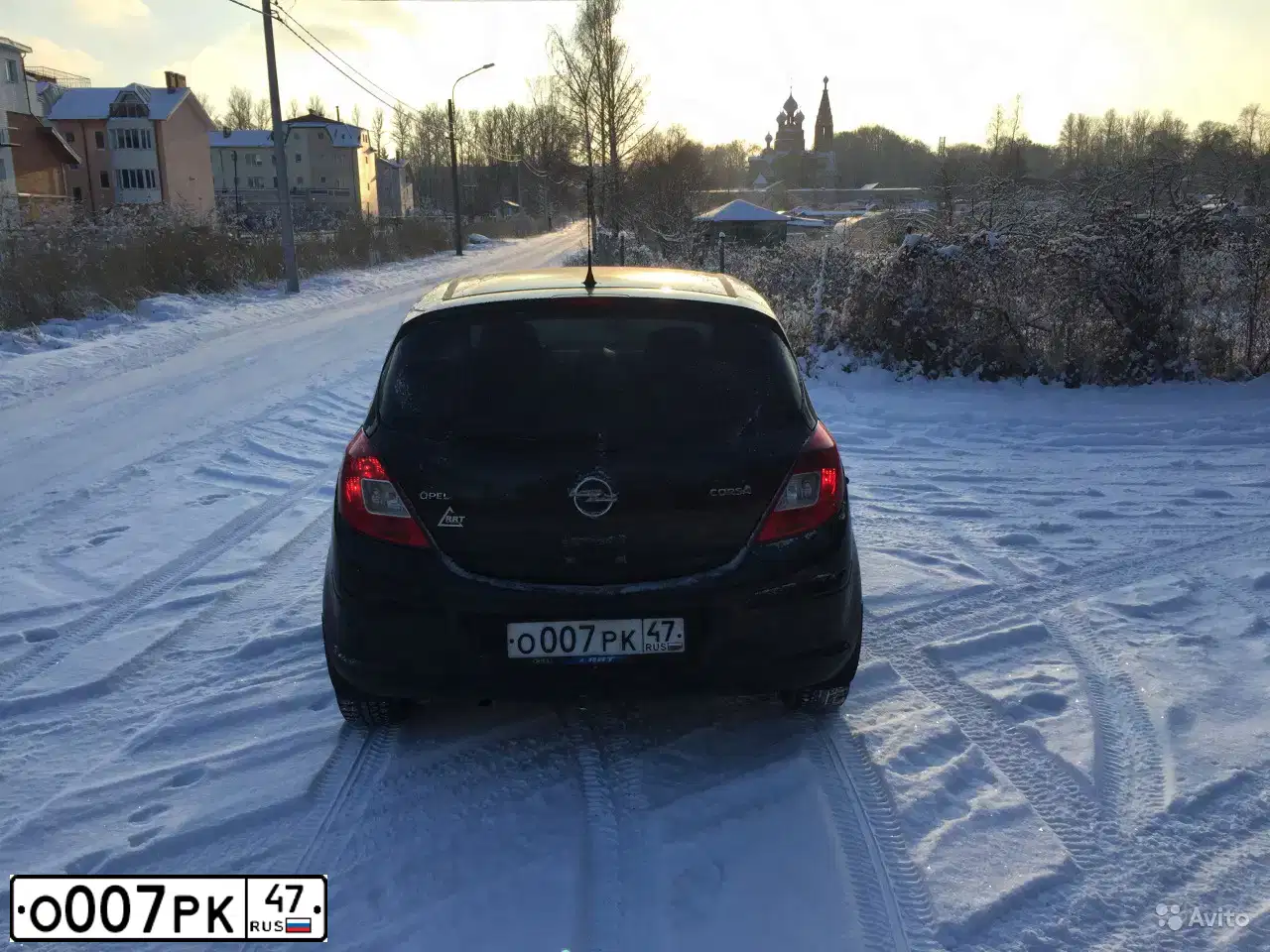 Фото автомобиля OPEL CORSA, 2008 — госномер Х615ХР178. Цвет: ЧЕРНЫЙ