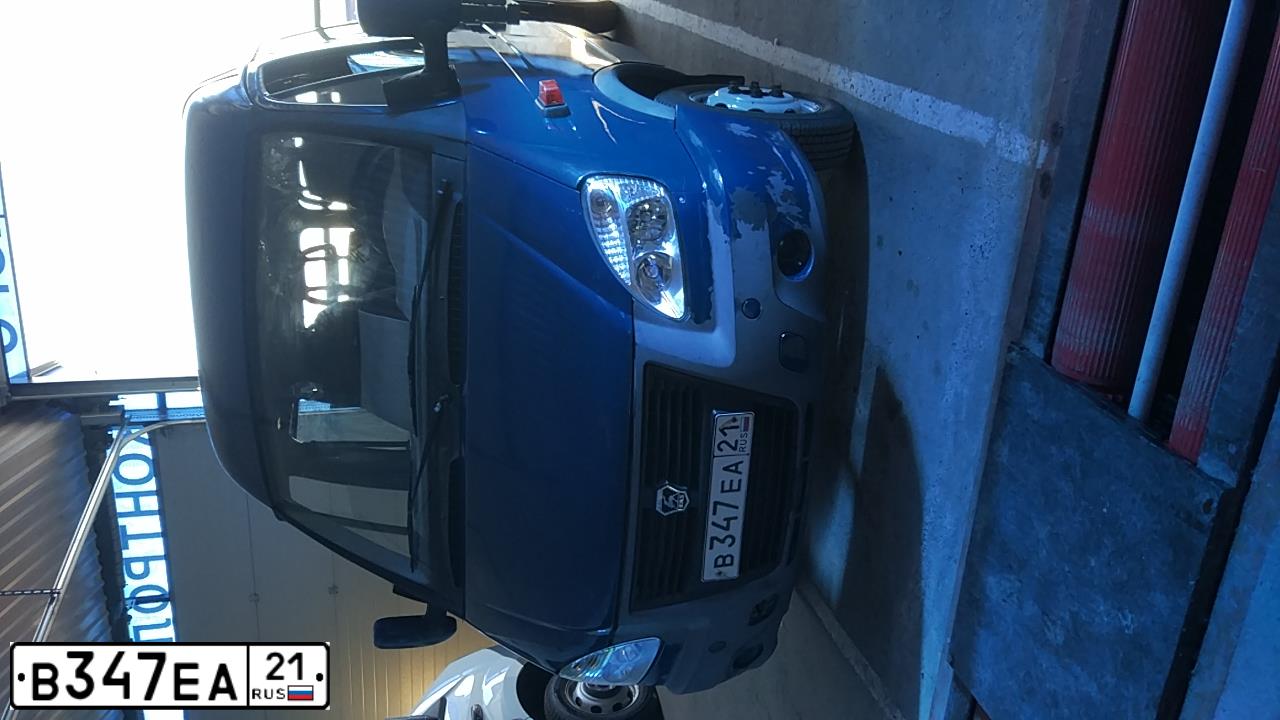 Фото автомобиля GAZ 3302 EL, 2007 — госномер В347ЕА21. Цвет: БАЛТИКА