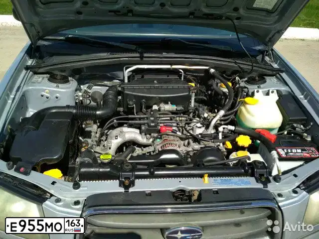 Фото автомобиля SUBARU FORESTER, 2003 — госномер А088КС193. Цвет: Серебристый