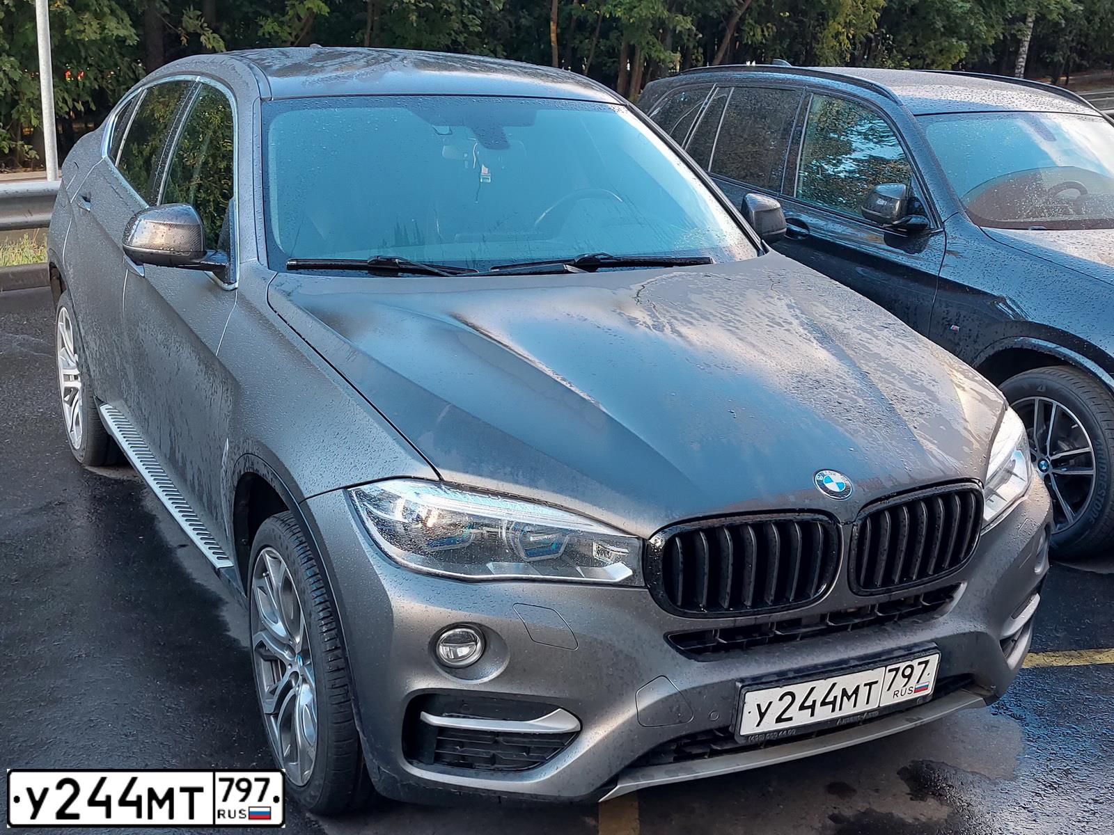 Фото автомобиля BMW X6, 2015 — госномер К414РВ763. Цвет: Серый