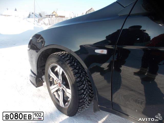 Фото автомобиля MITSUBISHI LANCER, 2008 — госномер В080ЕВ102. Цвет: ЧЕРНЫЙ