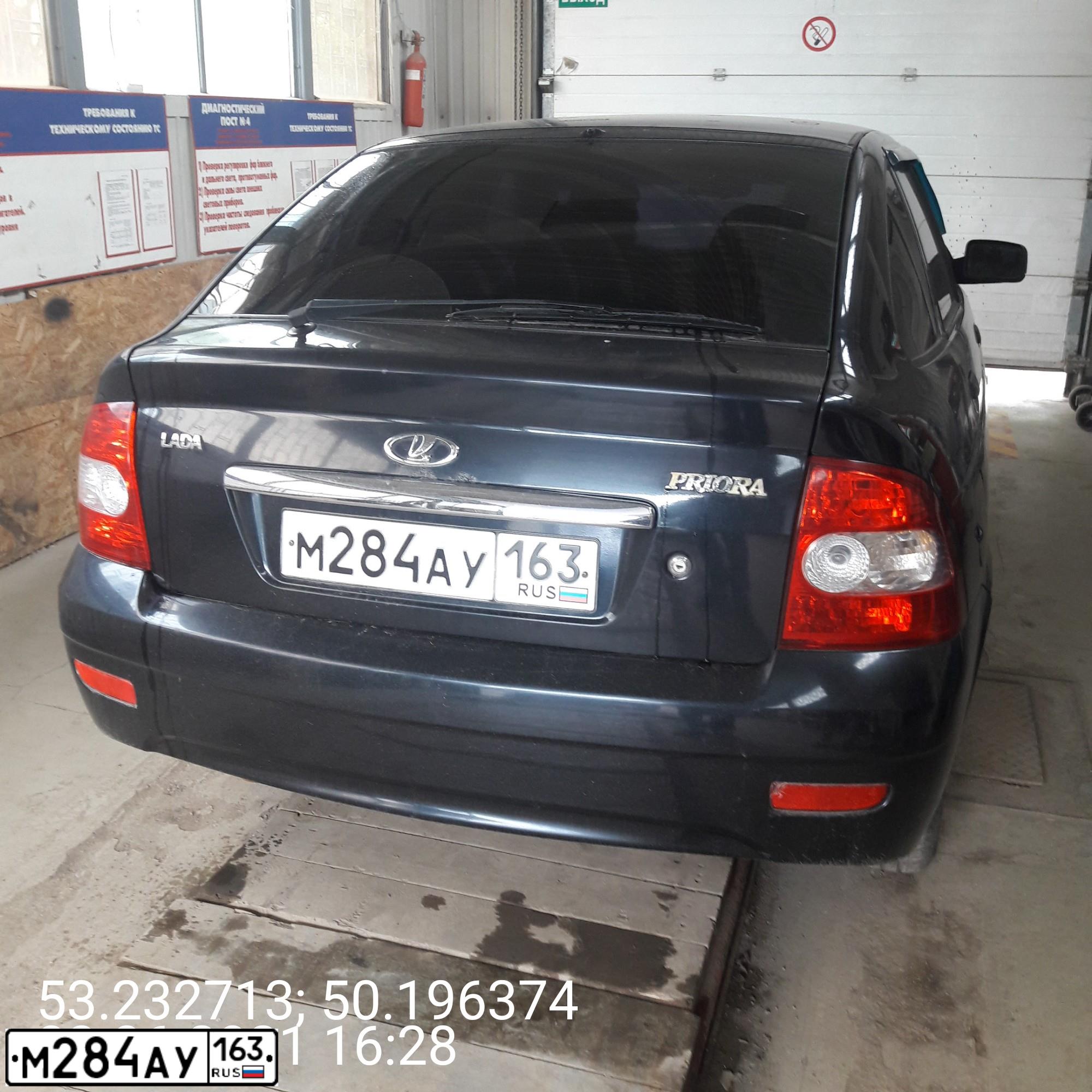 Фото автомобиля LADA 2172 PRIORA, 2008 — госномер М284АУ163. Цвет: ГРАФИТОВЫЙ МЕТАЛЛИК