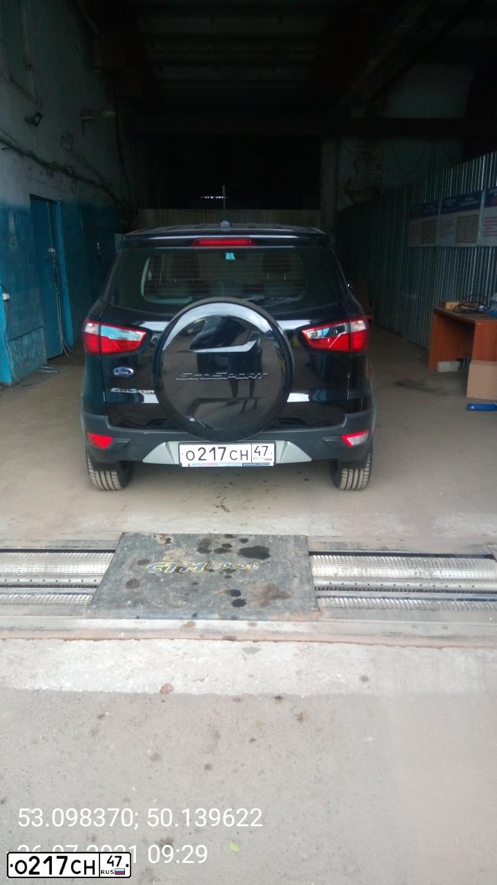Фото автомобиля FORD ECOSPORT, 2017 — госномер Е807МА763. Цвет: ЧЕРНЫЙ