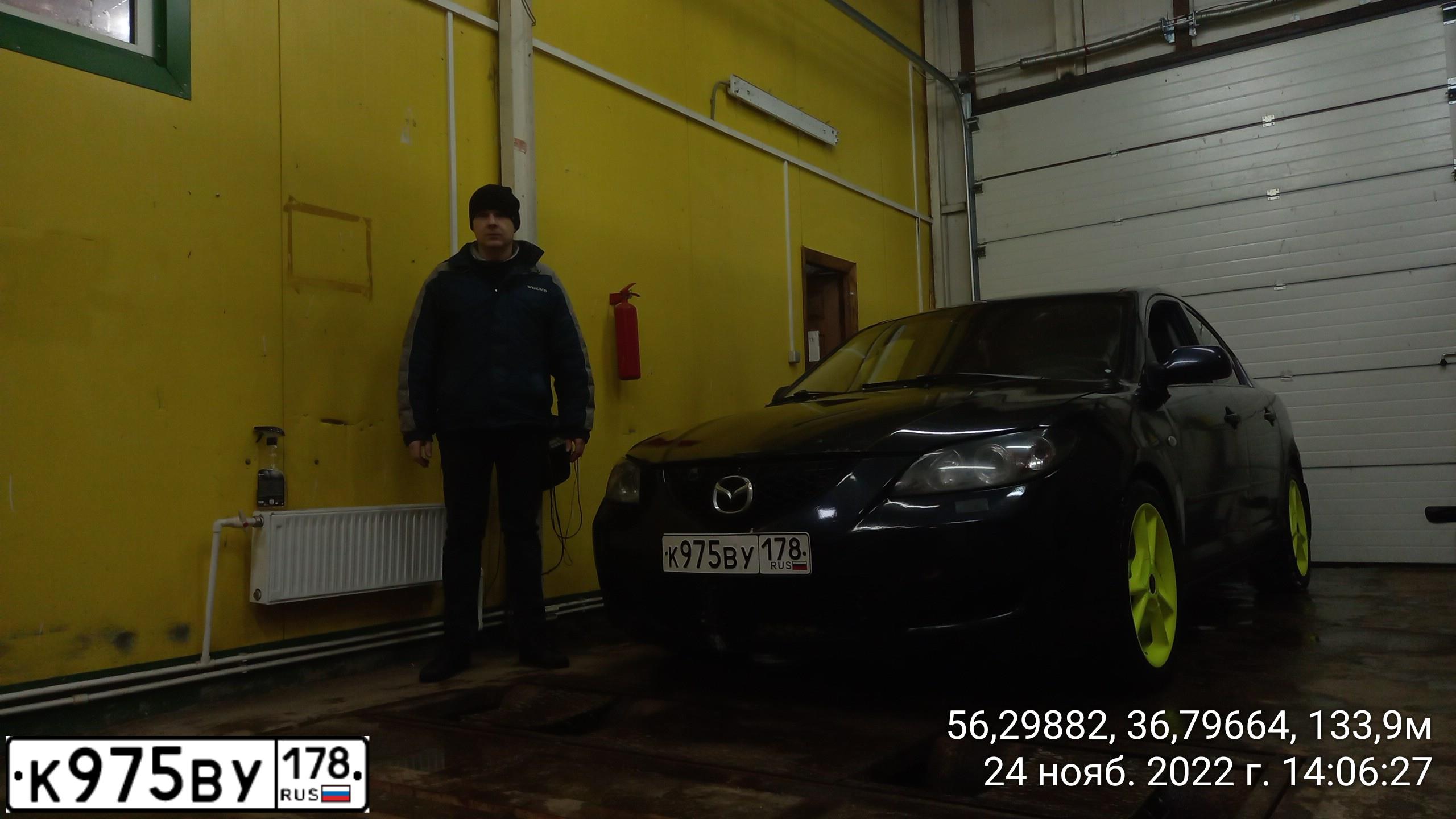 Фото автомобиля MAZDA 3, 2007 — госномер К527ХТ790. Цвет: ЧЕРНЫЙ