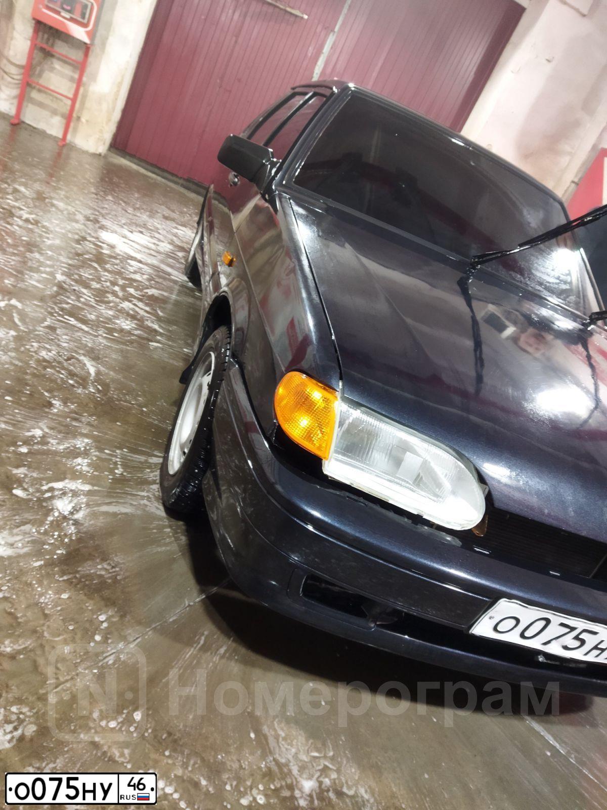 Фото автомобиля LADA 2115 SAMARA, 2005 — госномер О075НУ46. Цвет: ГРАФИТОВЫЙ МЕТАЛЛИК