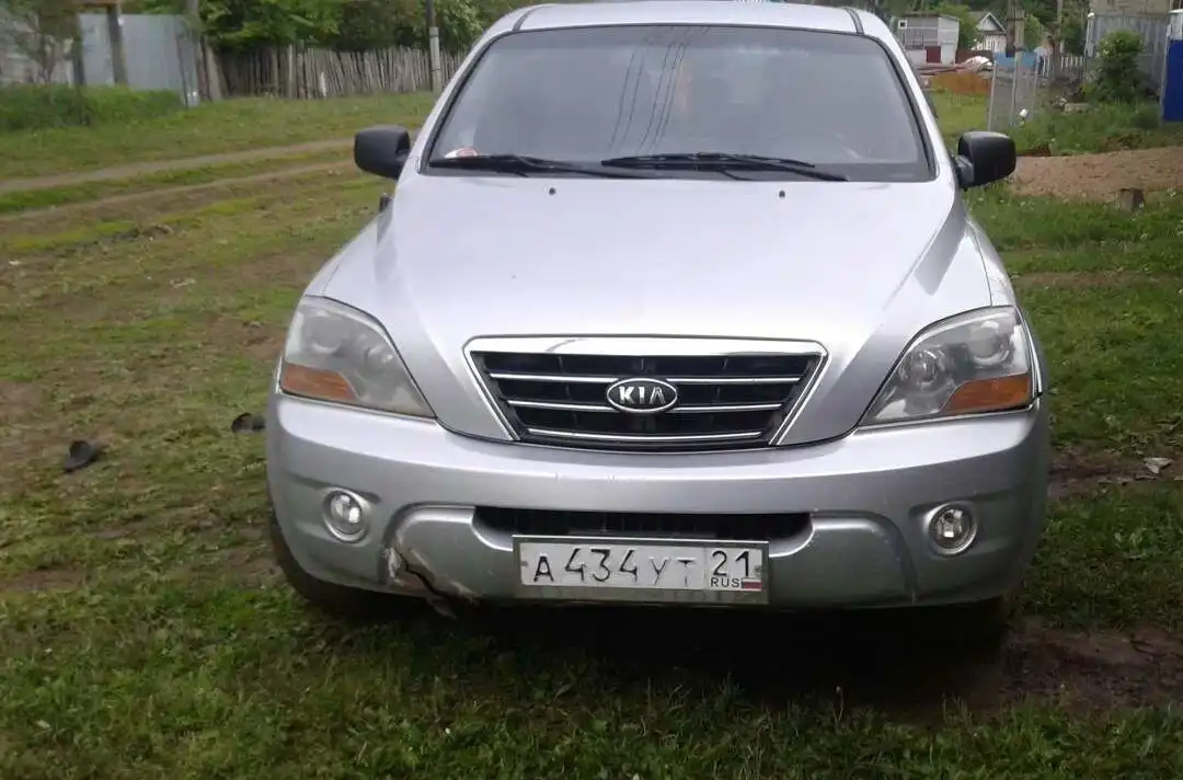 Фото автомобиля KIA SORENTO, 2005 — госномер С502ХА12. Цвет: ЧЕРНЫЙ
