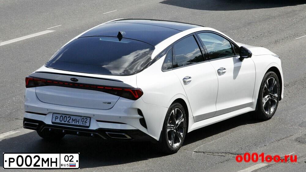 Фото автомобиля KIA DL3 (K5), 2020 — госномер В658УЕ01. Цвет: Белый