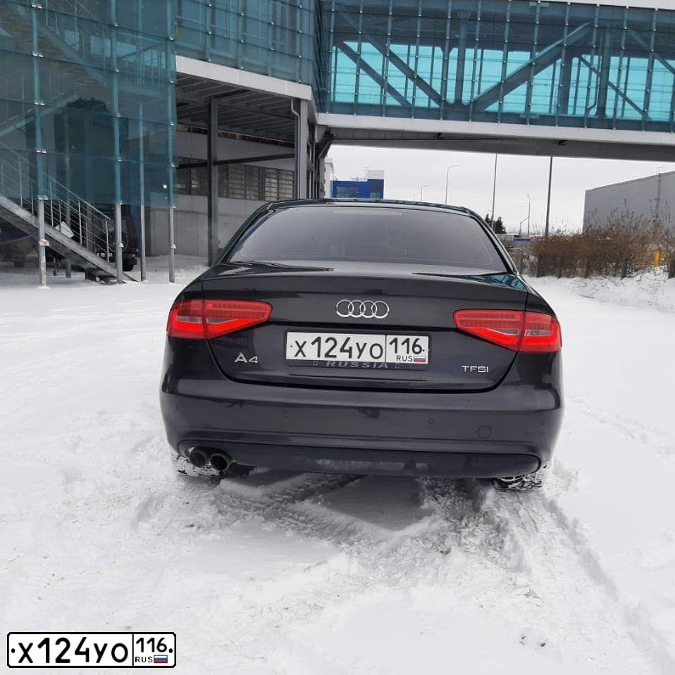 Фото автомобиля AUDI A4, 2013 — госномер М739ОВ21. Цвет: ЧЕРНО-СЕРЫЙ