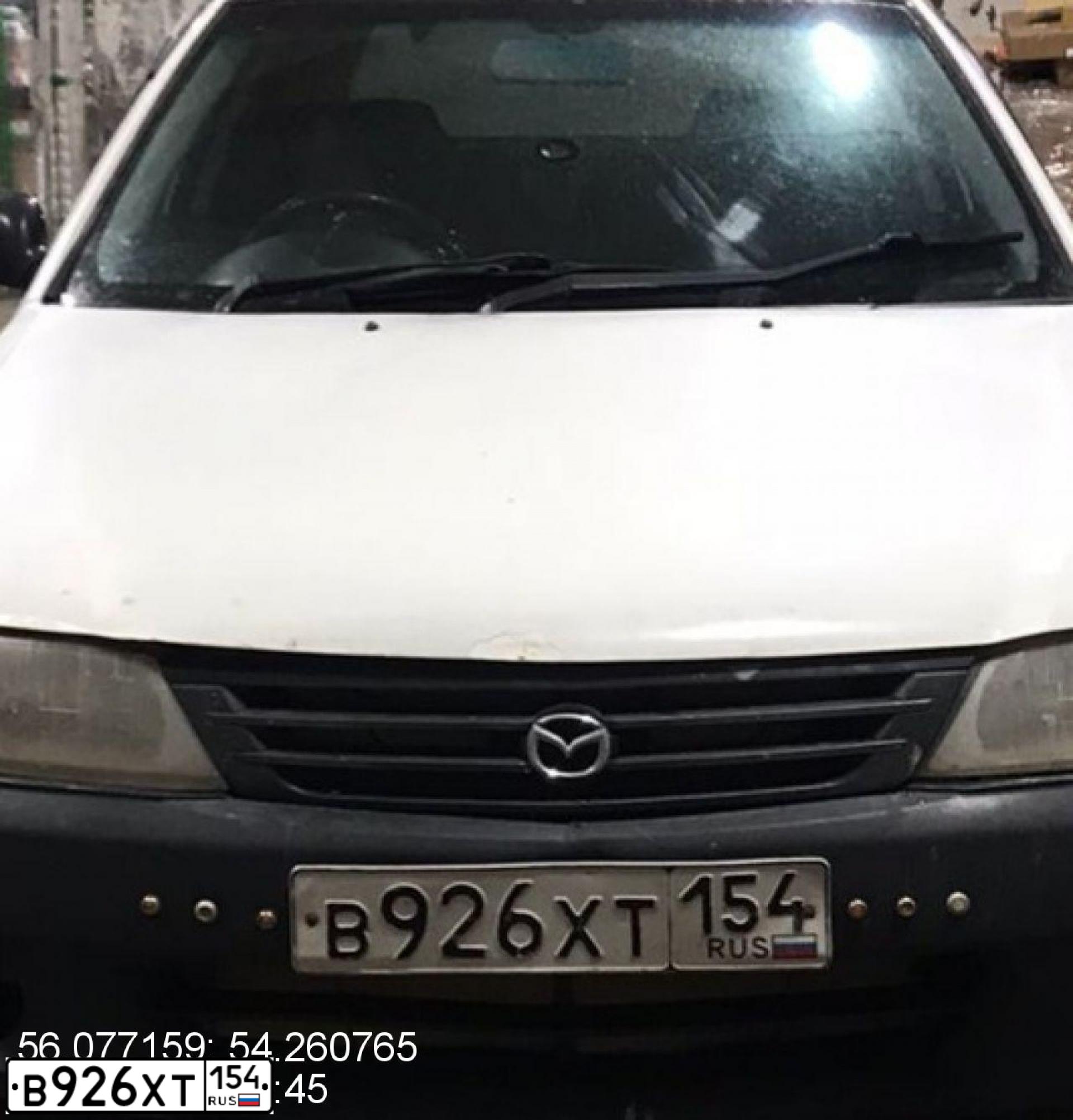 Фото автомобиля MAZDA FAMILIA, 2000 — госномер В610ТХ122