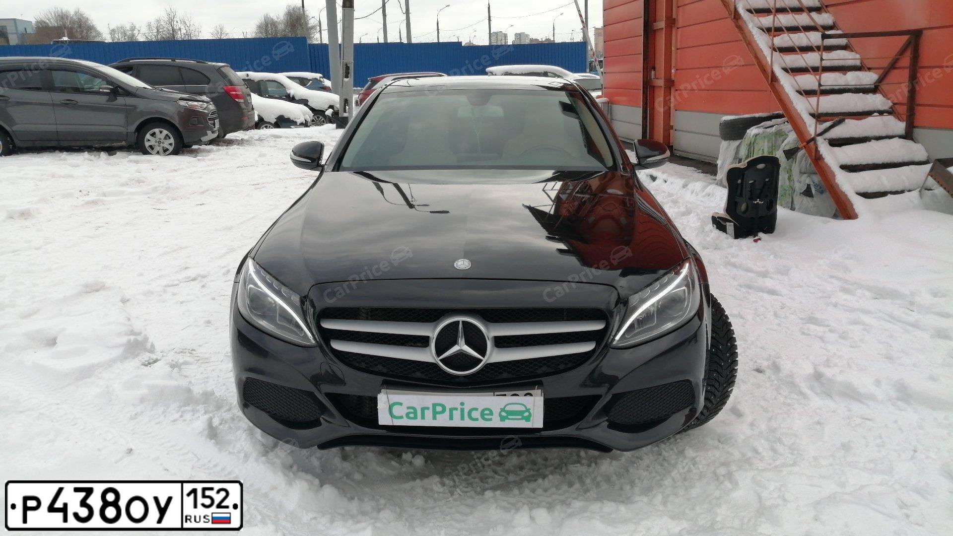 Фото автомобиля MERCEDES C-KLASSE, 2015 — госномер К930РЕ95. Цвет: ЧЕРНЫЙ