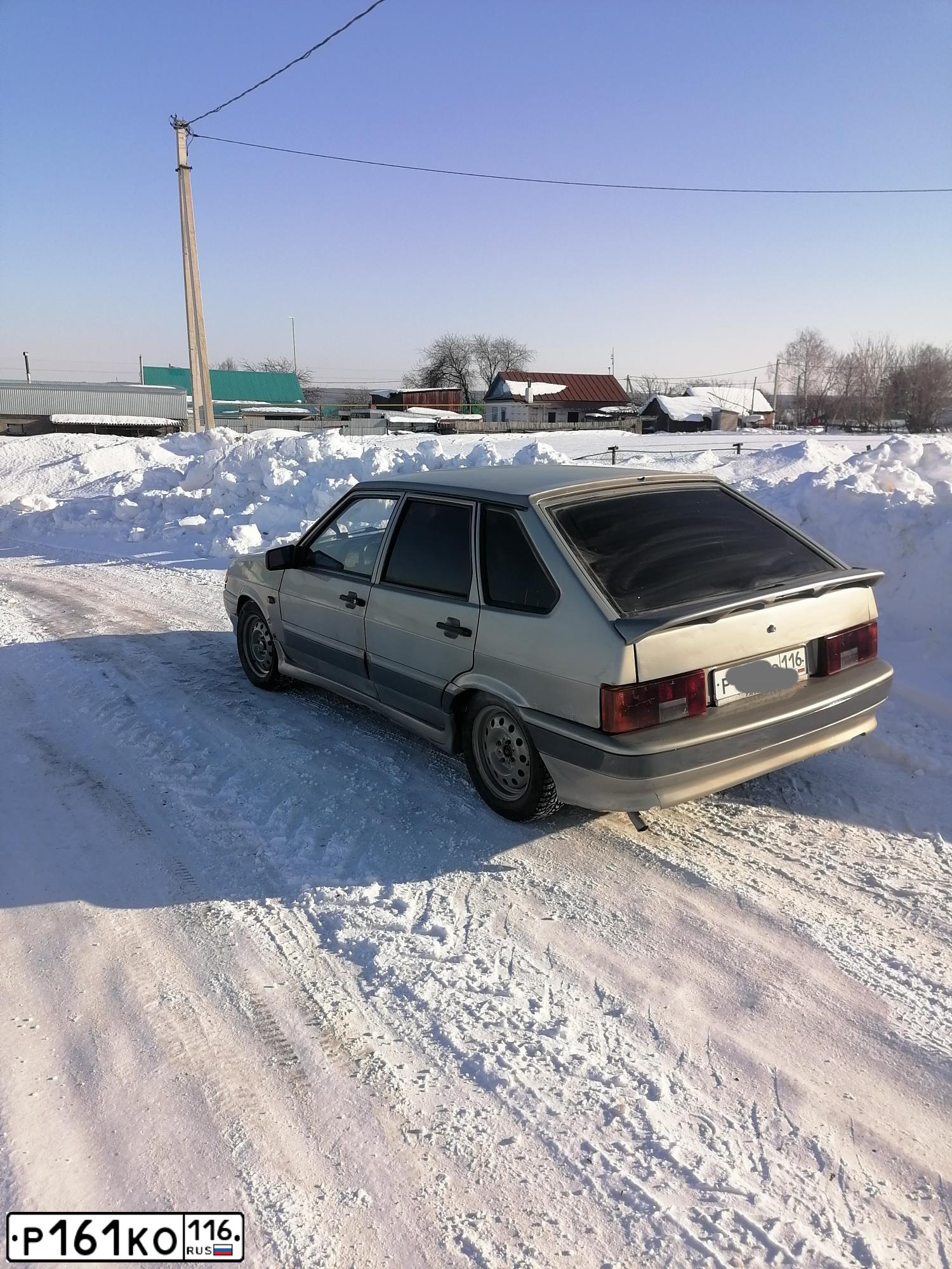 Фото автомобиля LADA 2114 SAMARA, 2007 — госномер Р161КО116. Цвет: СЕРО-БЕЖЕВЫЙ