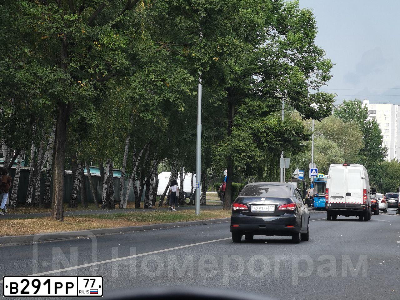 Фото автомобиля NISSAN ALMERA /AVTOVAZ/, 2013 — госномер В291РР77. Цвет: ЧЕРНЫЙ