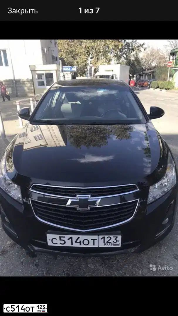 Фото автомобиля CHEVROLET CRUZE, 2014 — госномер С514ОТ123. Цвет: ЧЕРНЫЙ