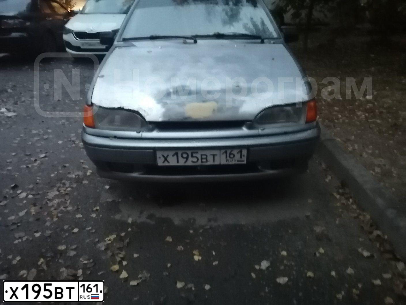 Фото автомобиля LADA 2115 SAMARA, 2005 — госномер Х195ВТ161. Цвет: СЕРО-ЗЕЛЕНЫЙ