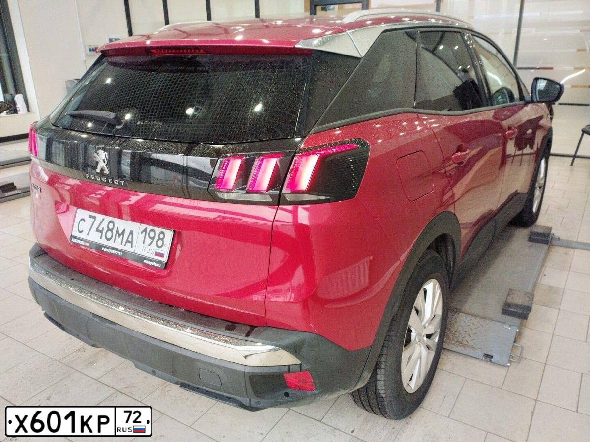 Фото автомобиля PEUGEOT 3008, 2017 — госномер К037РР147