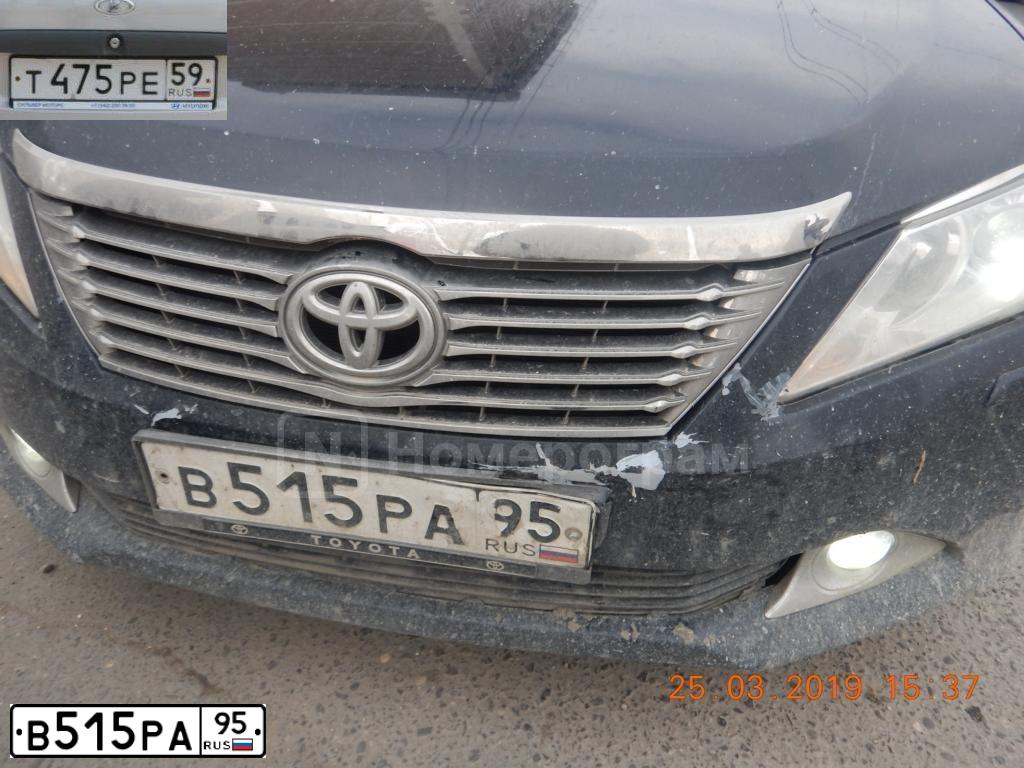 Фото автомобиля TOYOTA CAMRY, 2012 — госномер В066АХ95. Цвет: ЧЕРНЫЙ МЕТАЛЛИК