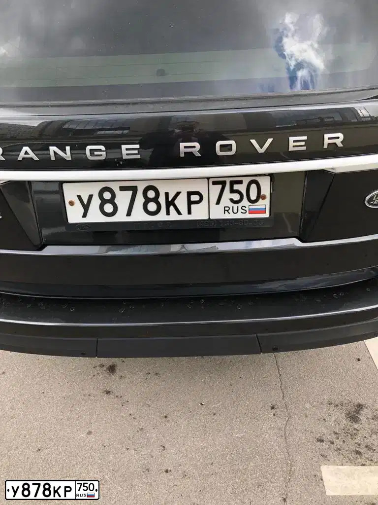 Фото автомобиля LANDROVER RANGE ROVER, 2014 — госномер А498МУ797. Цвет: СЕРЫЙ