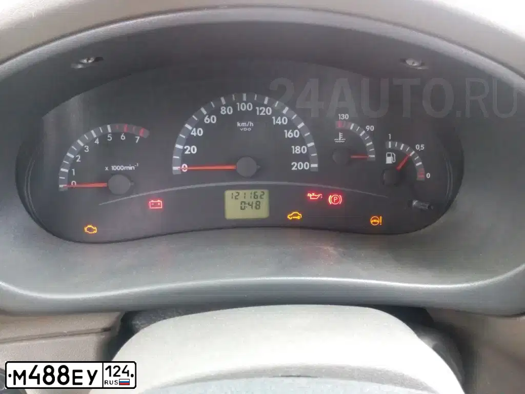 Фото автомобиля LADA 1118 KALINA, 2007 — госномер М488ЕУ124. Цвет: СИНЕ-ФИОЛЕТОВЫЙ