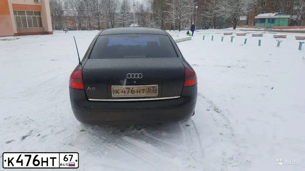 Фото автомобиля AUDI A6, 1999 — госномер А511ОО67. Цвет: ЧЕРНЫЙ