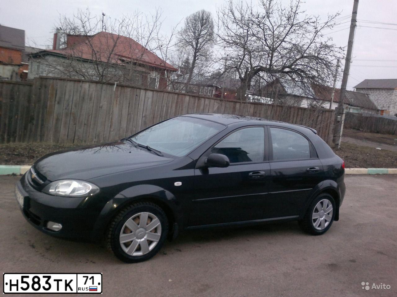 Фото автомобиля CHEVROLET LACETTI, 2008 — госномер Н583ТК71. Цвет: ЧЕРНЫЙ