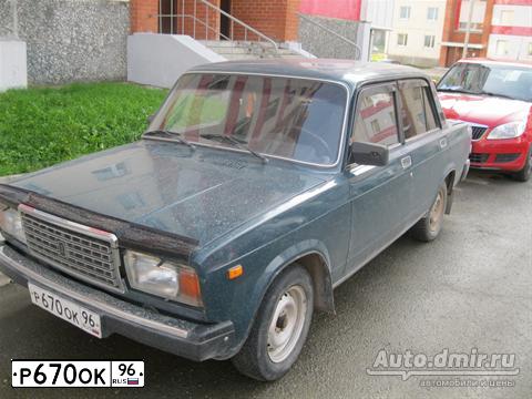 Фото автомобиля LADA 2107, 2004 — госномер Р670ОК96. Цвет: СИНЕ-ЗЕЛЕНЫЙ