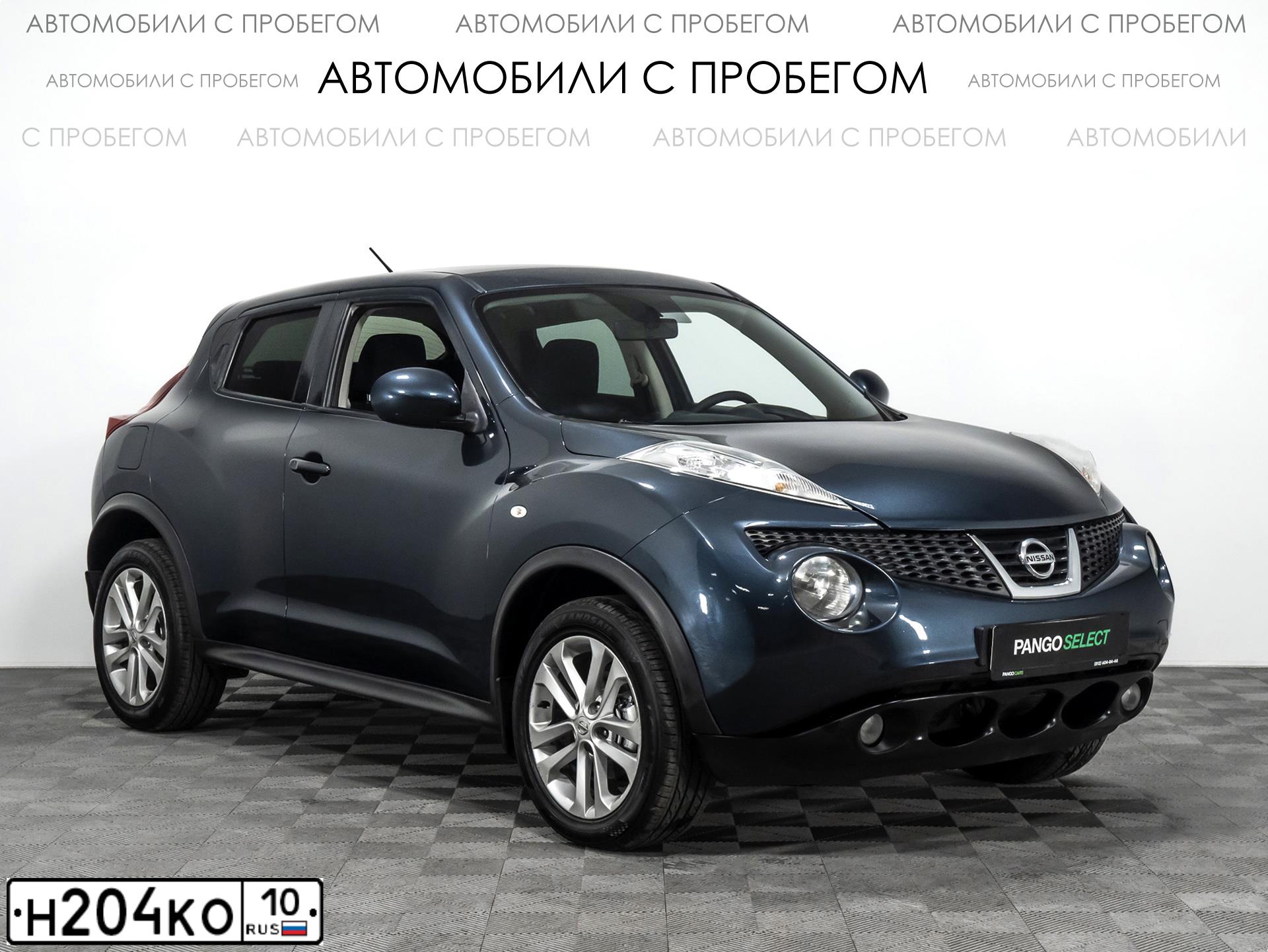 Фото автомобиля NISSAN JUKE, 2012 — госномер Н585ВК10. Цвет: Темно-синий