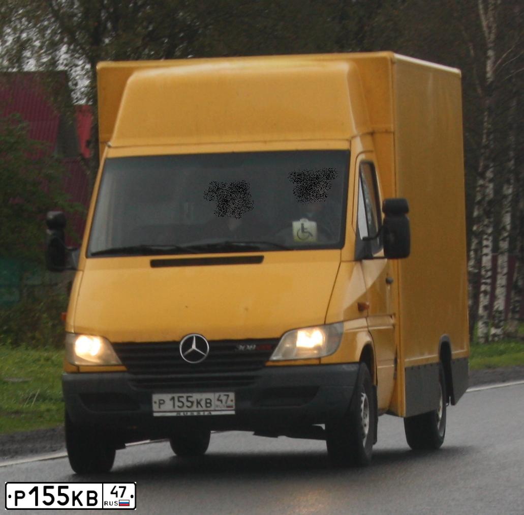 Фото автомобиля MERCEDES SPRINTER, 2002 — госномер К126МА198. Цвет: ЖЕЛТЫЙ