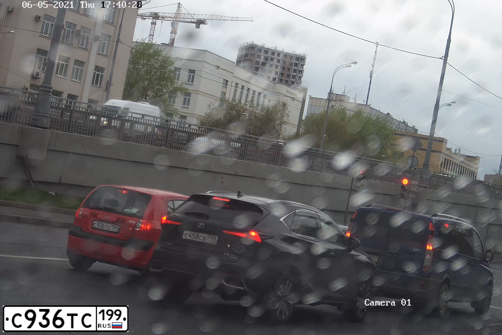 Фото автомобиля HYUNDAI GETZ, 2008 — госномер С936ТС199. Цвет: КРАСНЫЙ
