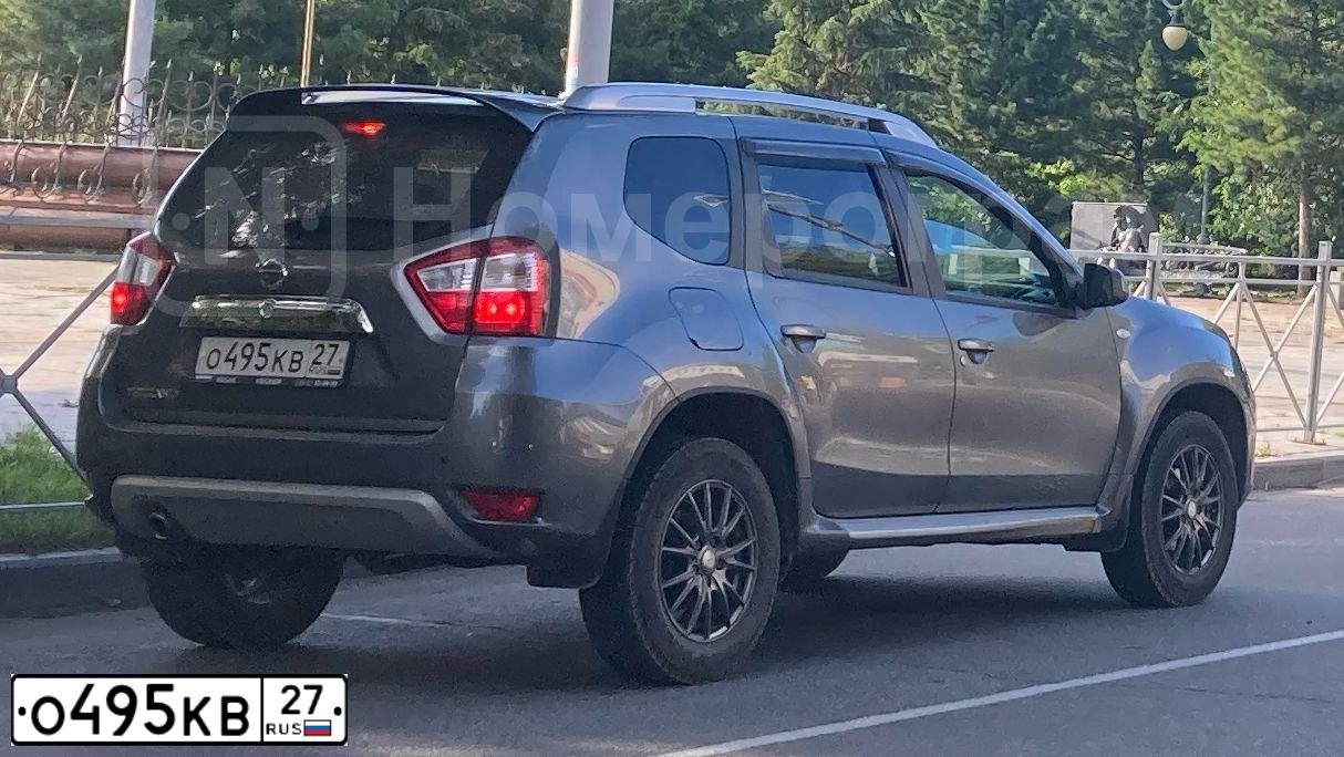 Фото автомобиля NISSAN TERRANO, 2017 — госномер Р735УК27