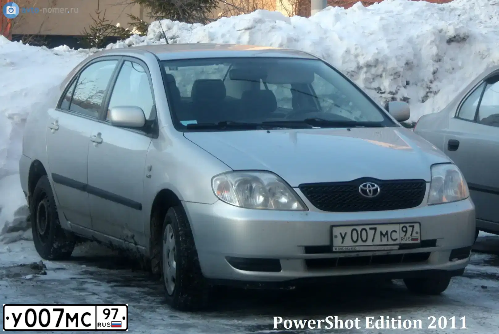 Фото автомобиля TOYOTA COROLLA, 2003 — госномер У296НО142. Цвет: СЕРЫЙ