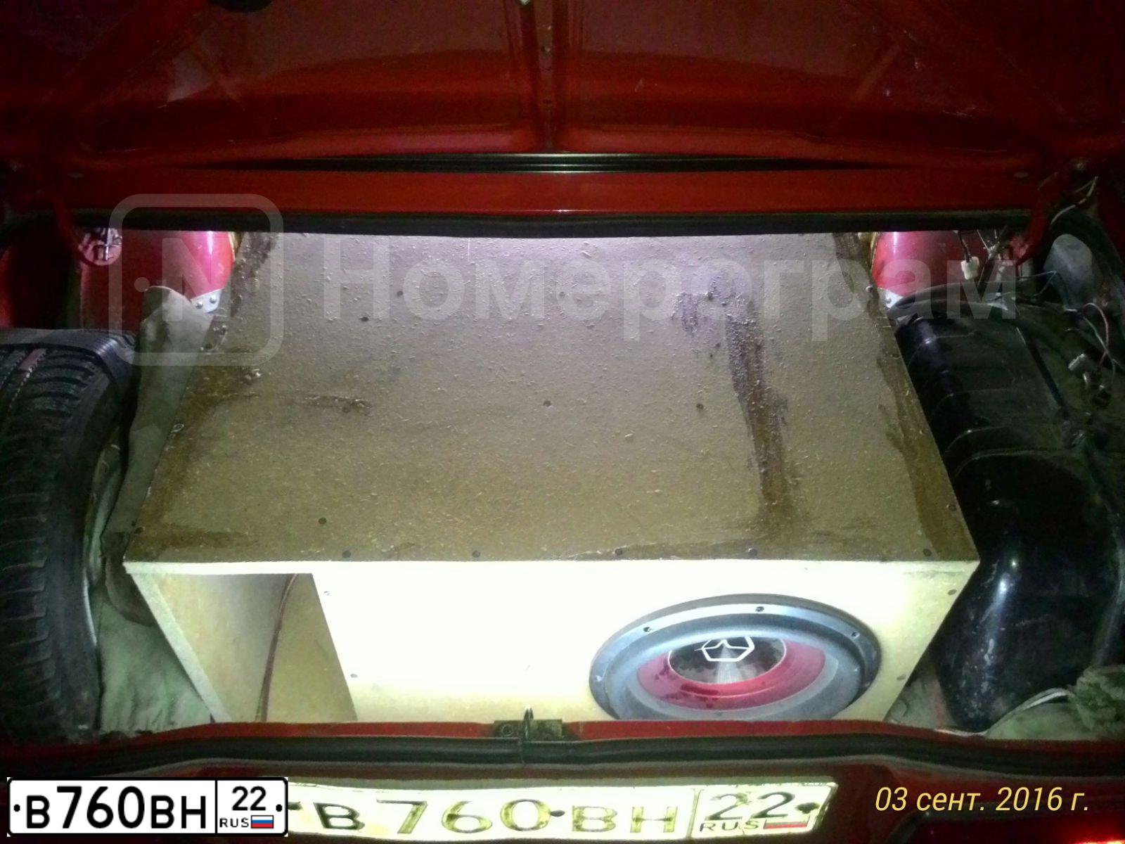 Фото автомобиля LADA 2105, 1991 — госномер В760ВН22. Цвет: КРАСНЫЙ