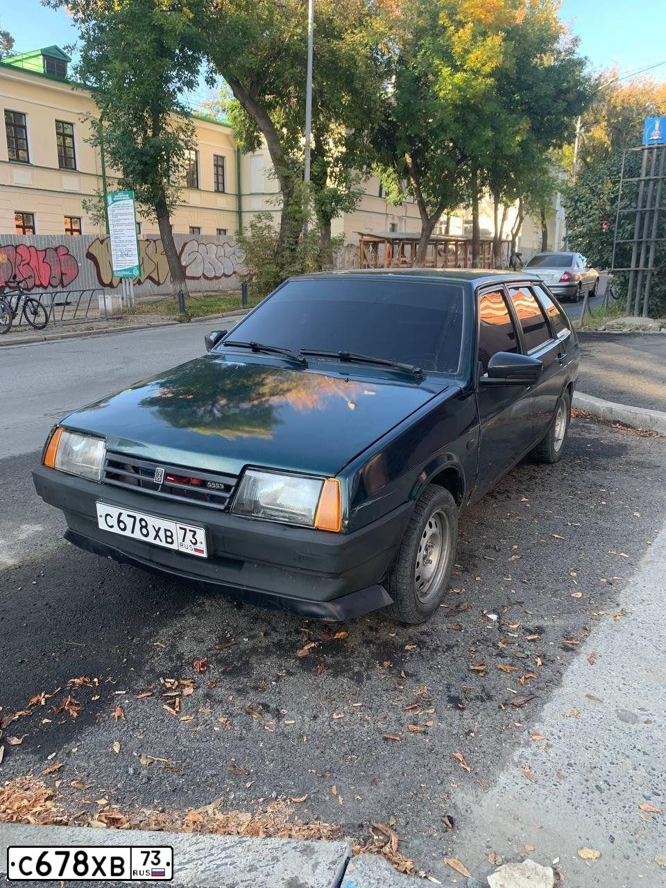 Фото автомобиля ВАЗ 21093, 2001 — госномер Х146ЕА196. Цвет: Темно-зеленый