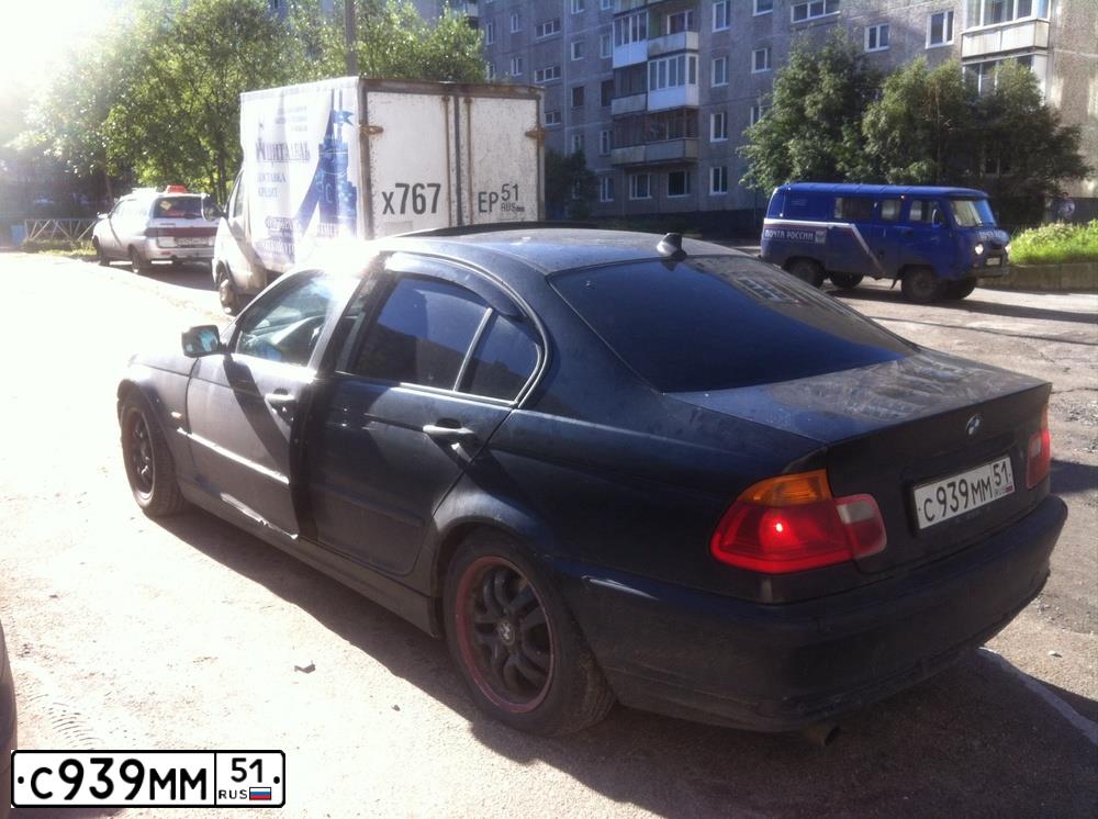 Фото автомобиля БМВ 316I, 2000 — госномер О524СА797. Цвет: ЧЕРНЫЙ