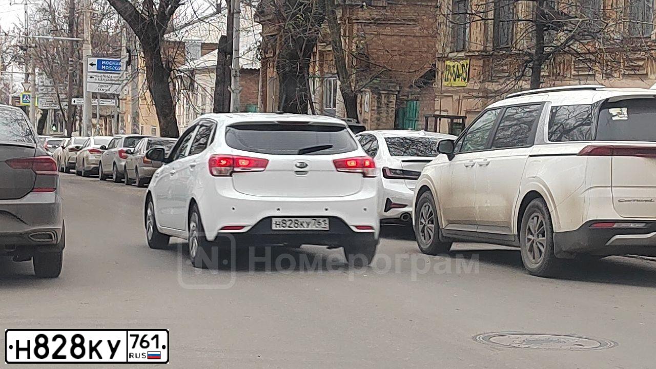 Фото автомобиля KIA RIO, 2017 — госномер А911ВВ761. Цвет: Белый