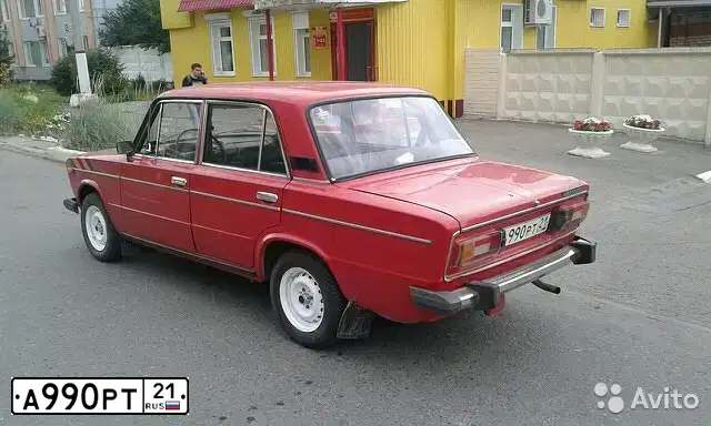 Фото автомобиля LADA 2106 LADA, 1995 — госномер Р549КМ05. Цвет: Красный