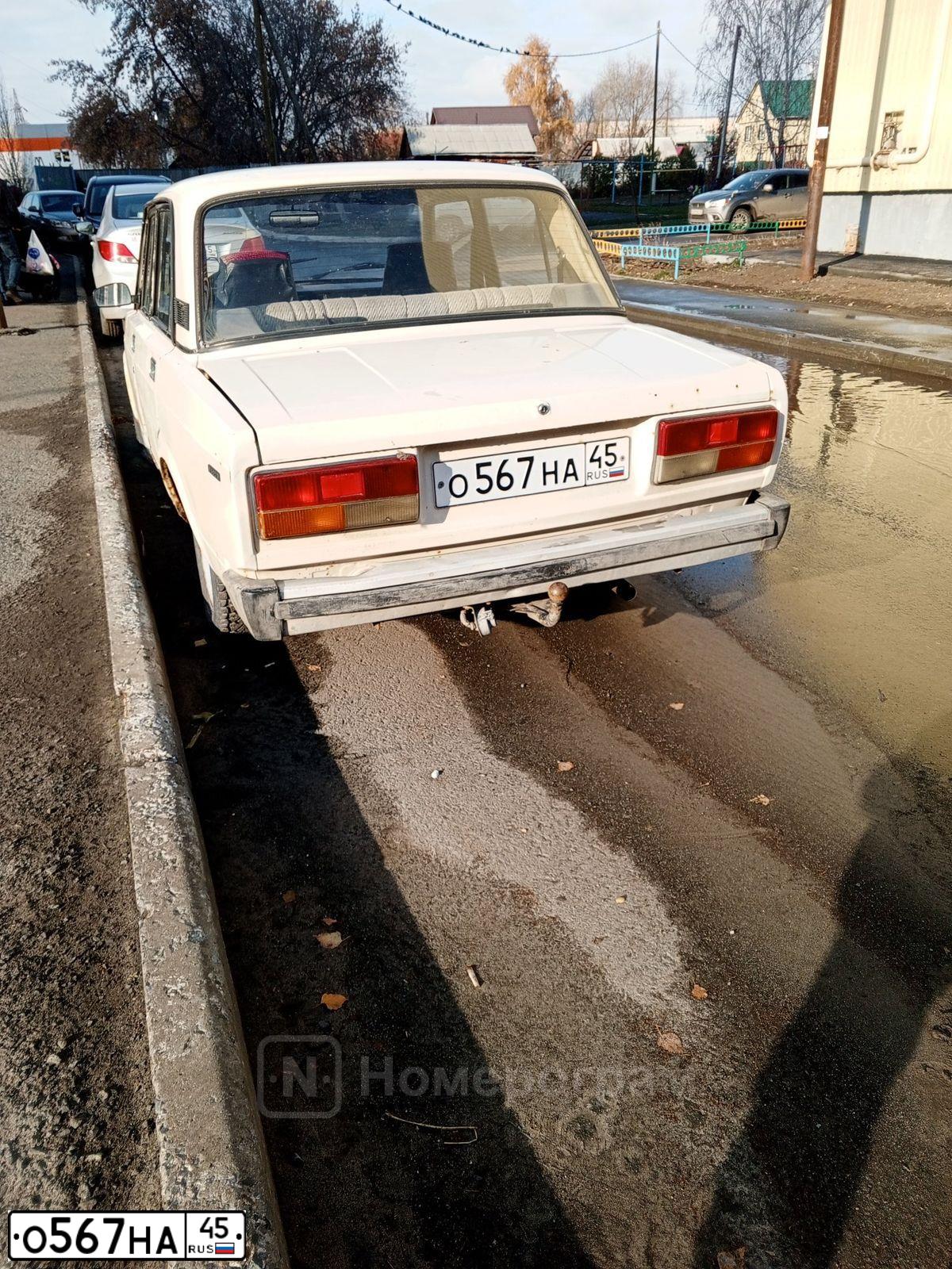 Фото автомобиля LADA 2105 LADA, 1996 — госномер О567НА45. Цвет: САФАРИ