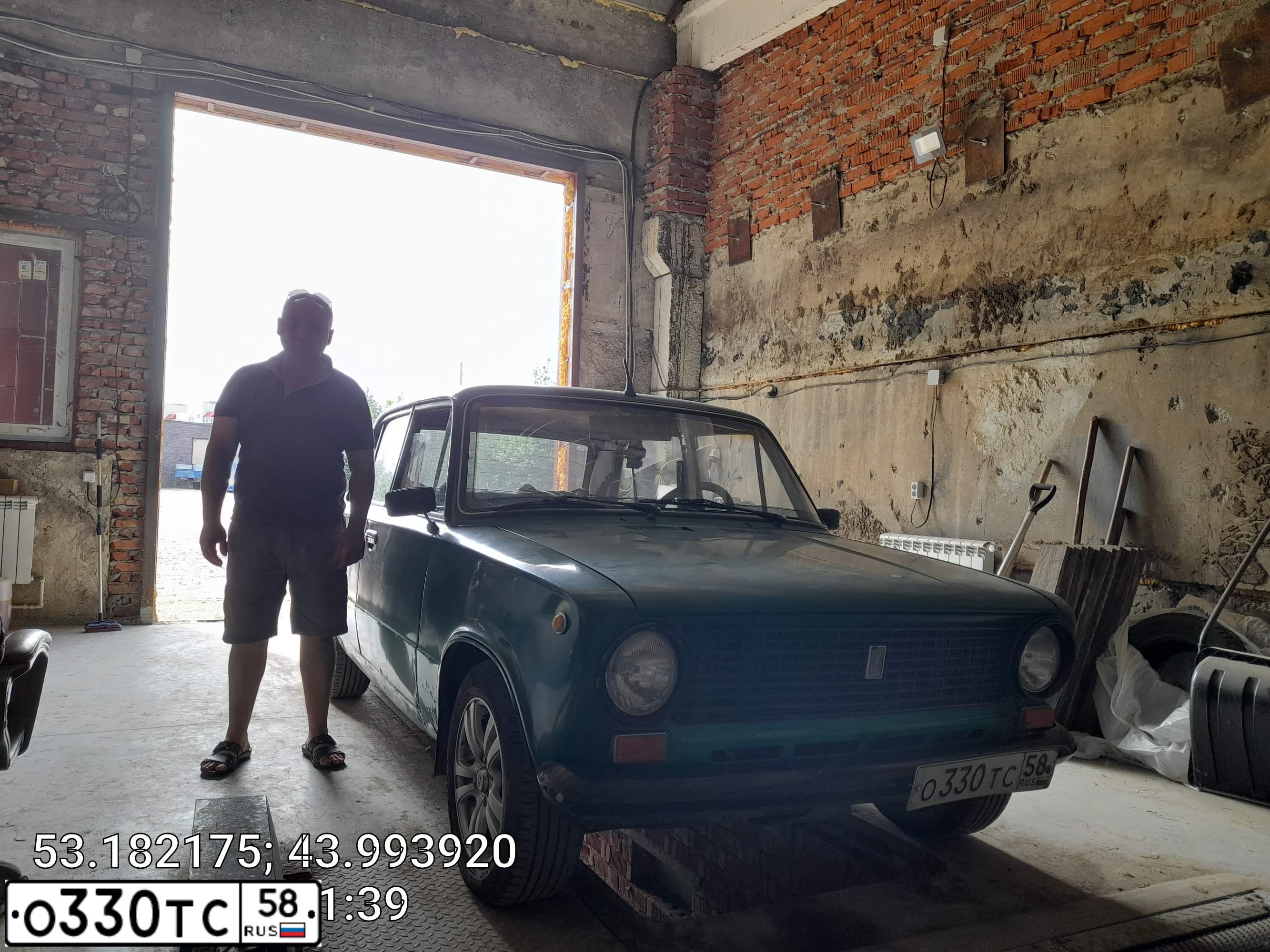 Фото автомобиля LADA 2101 LADA, 1986 — госномер О998РХ797. Цвет: ЗЕЛЕНЫЙ