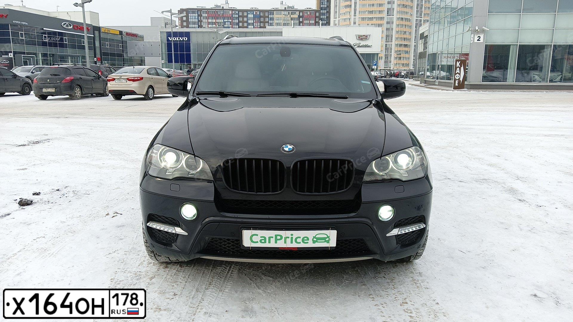 Фото автомобиля BMW X5, 2013 — госномер Х164ОН178. Цвет: ЧЕРНЫЙ