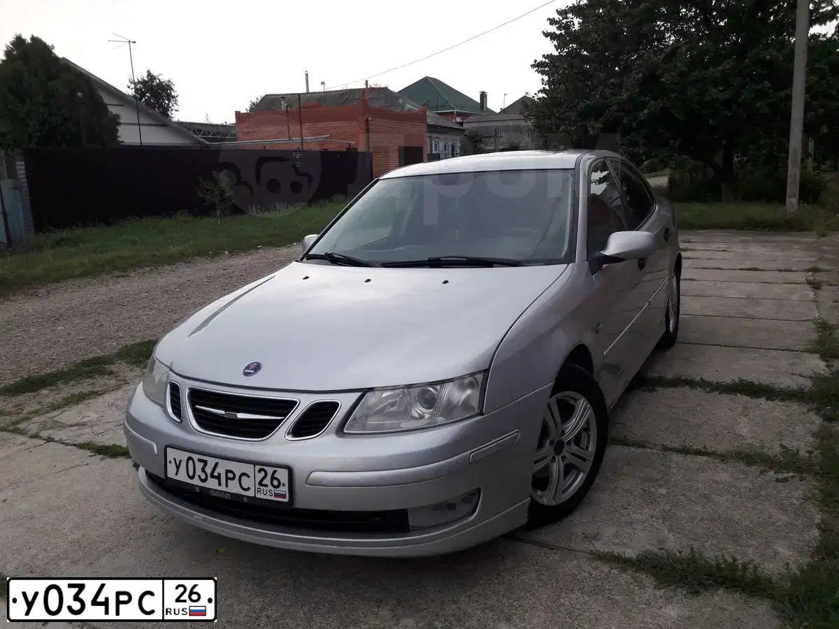 Фото автомобиля SAAB 9-3, 2004 — госномер Х213СА123. Цвет: СЕРЕБРИСТЫЙ