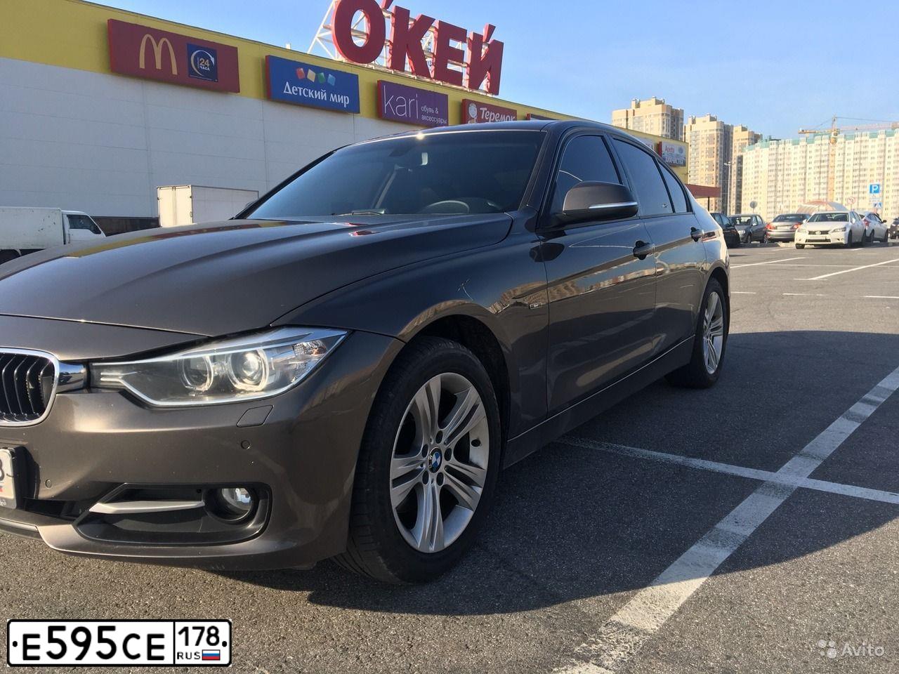 Фото автомобиля BMW SERIE 3, 2014 — госномер М327ТР196. Цвет: Коричневый