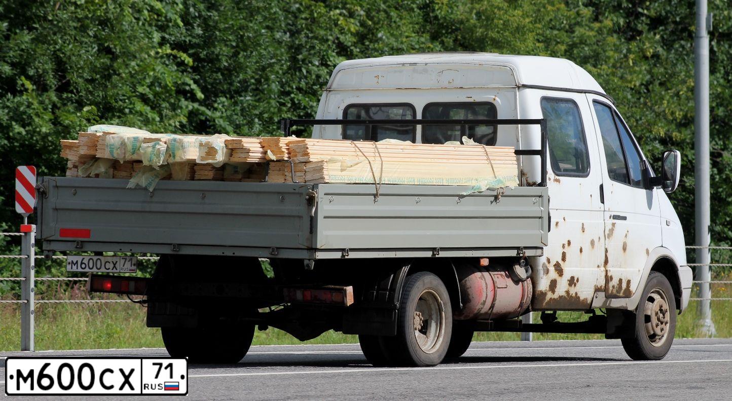 Фото автомобиля GAZ 3302 EL, 2005 — госномер М600СХ71. Цвет: Белый