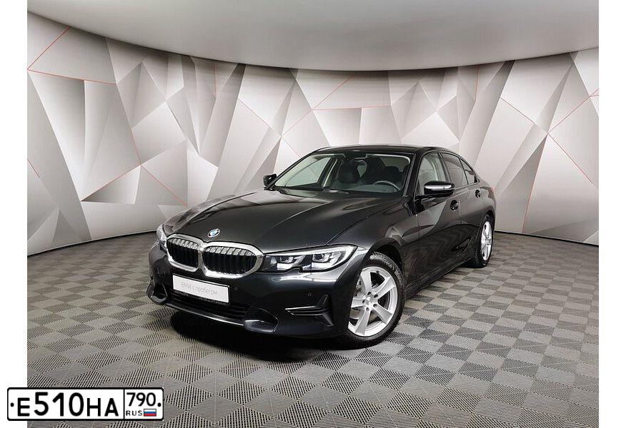 Фото автомобиля BMW 320I, 2020 — госномер Н104ВС977. Цвет: ЧЕРНЫЙ