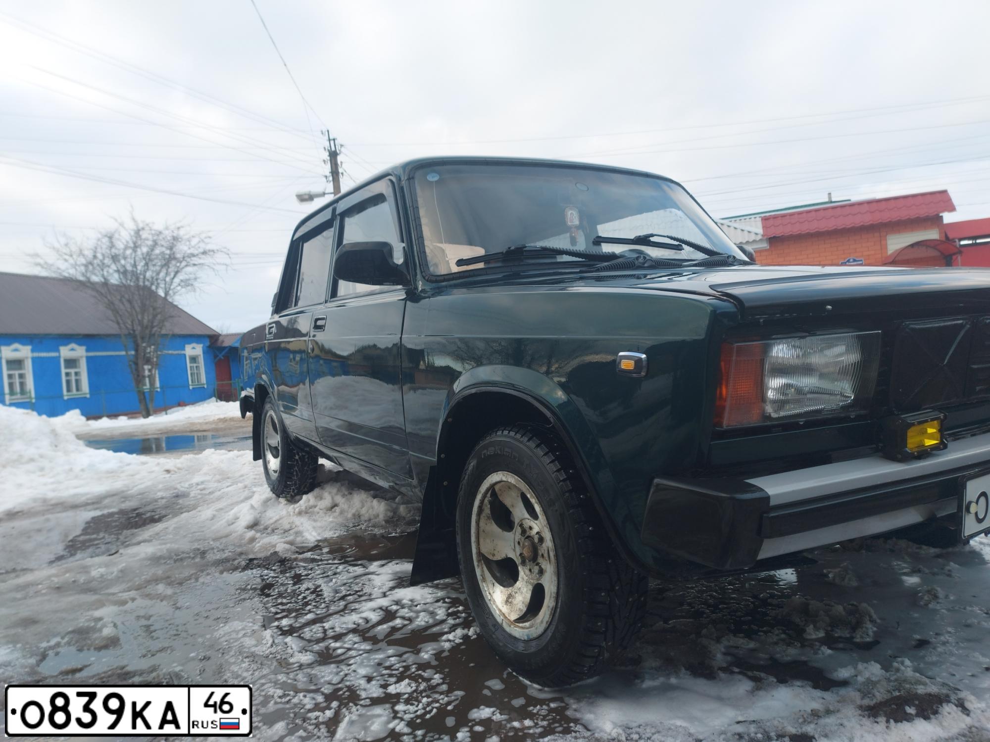 Фото автомобиля ВАЗ 21053, 1998 — госномер О839КА46. Цвет: ЗЕЛЕНЫЙ