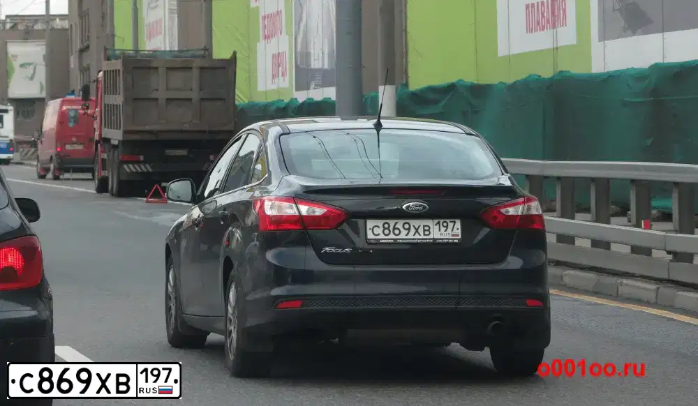 Фото автомобиля FORD FOCUS, 2012 — госномер С101НО55. Цвет: ЧЕРНЫЙ