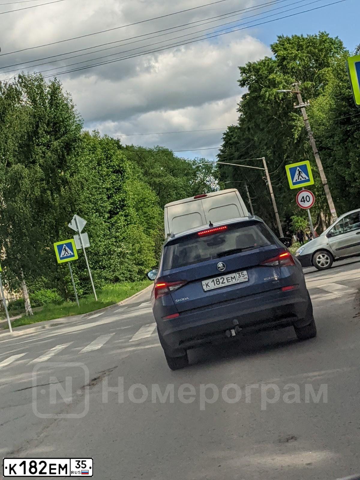 Фото автомобиля SKODA KODIAQ, 2019 — госномер К182ЕМ35