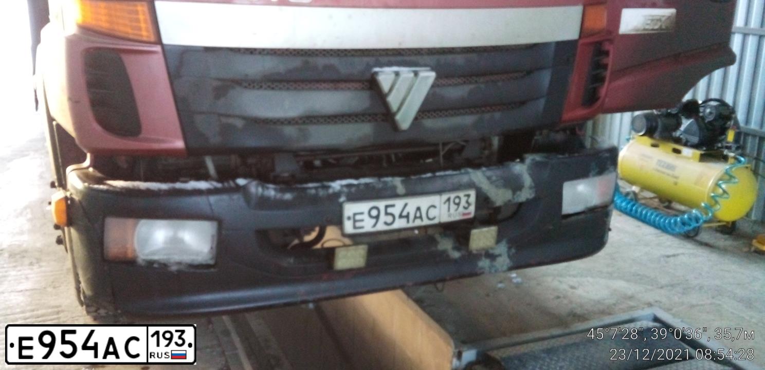 Фото автомобиля АБ 73X1BJ, 2007 — госномер Н545ТЕ193. Цвет: Красный